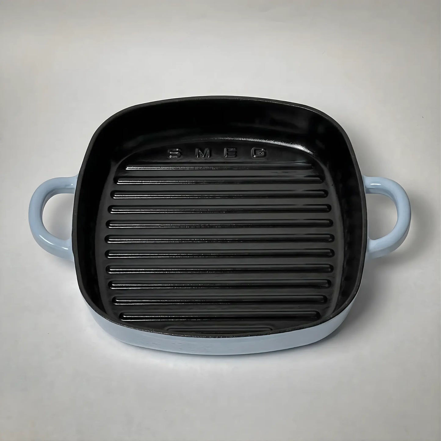 SMEG Sartén grill de hierro fundido